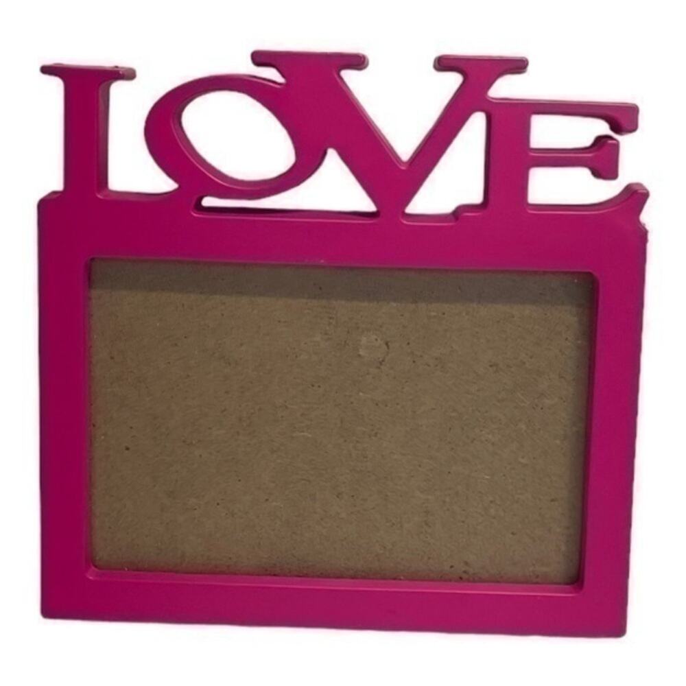 Pink LOVE Picture Frame 4x6 Photo Frame Romantic Decor Valentine Gift